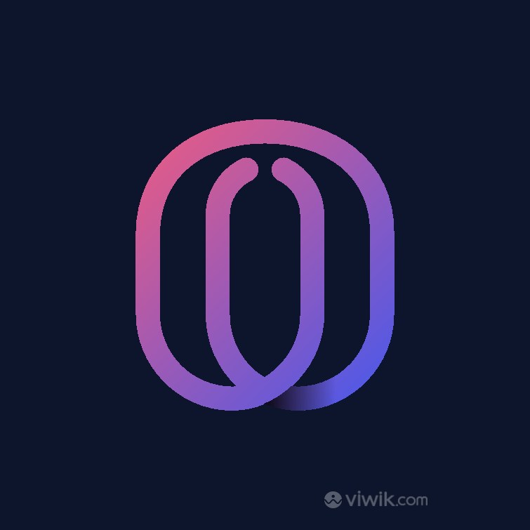 炫彩字母O标志设计logo素材
