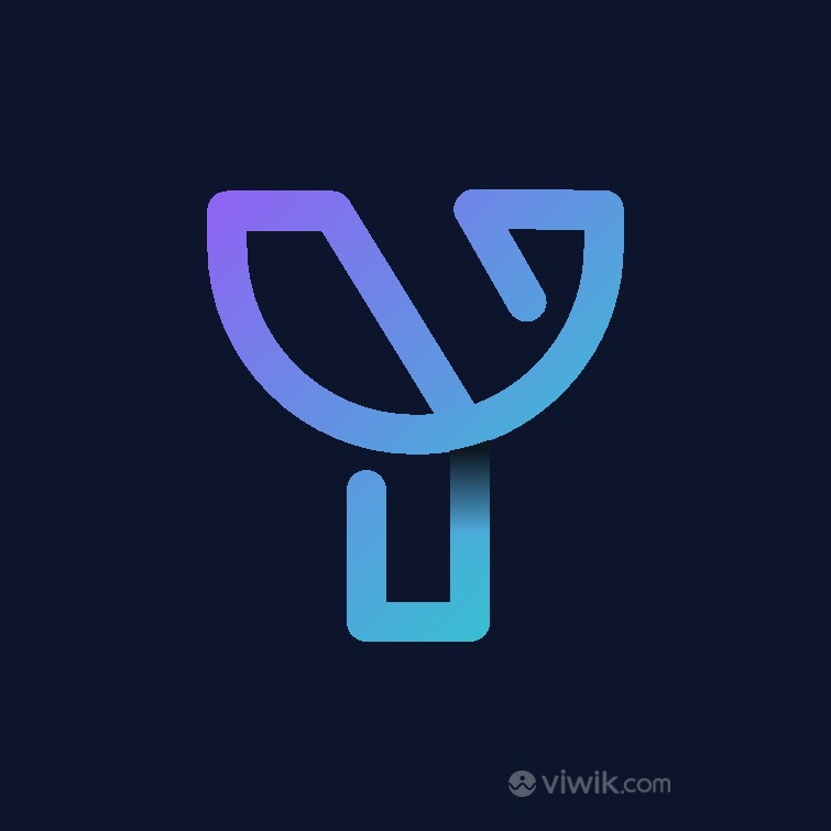 炫彩字母Y标志图标logo设计素材