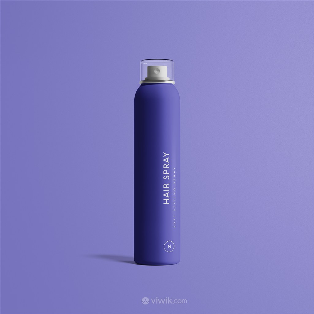 紫色发胶瓶样机