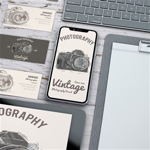 摄影概念手机电脑名片vi贴图样机