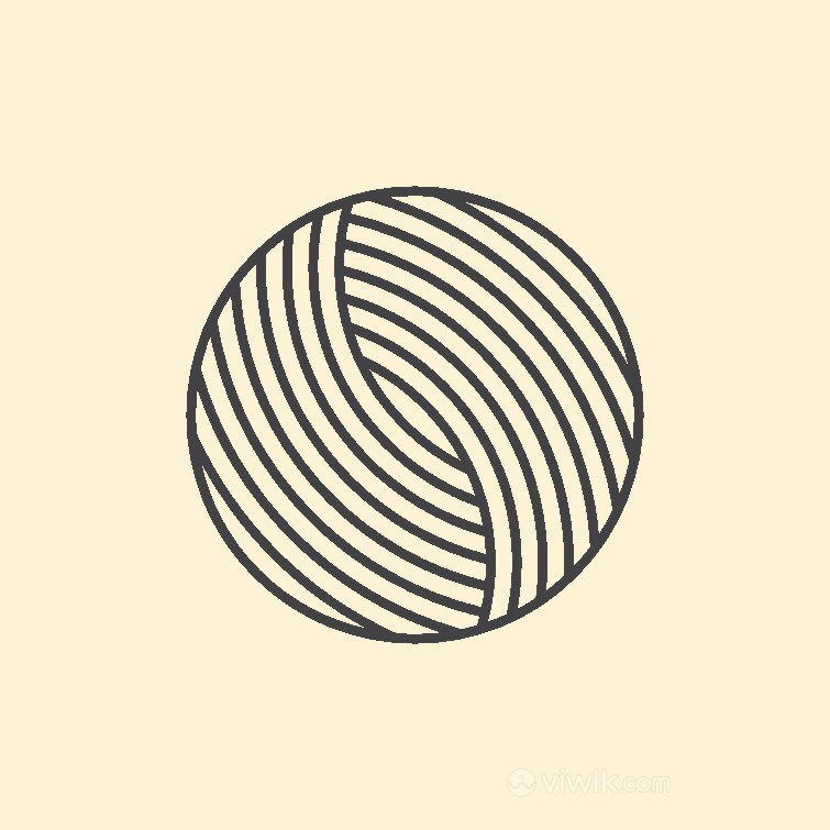 线条组成的球形图标矢量logo设计素材