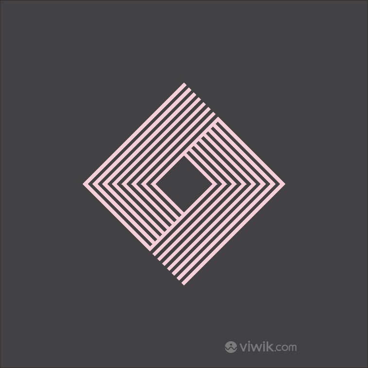 线条方形标志图标公司logo素材