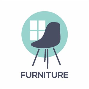 椅子窗戶標志圖標家具品牌矢量logo