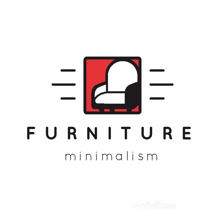 椅子图标家具品牌公司logo设计素材