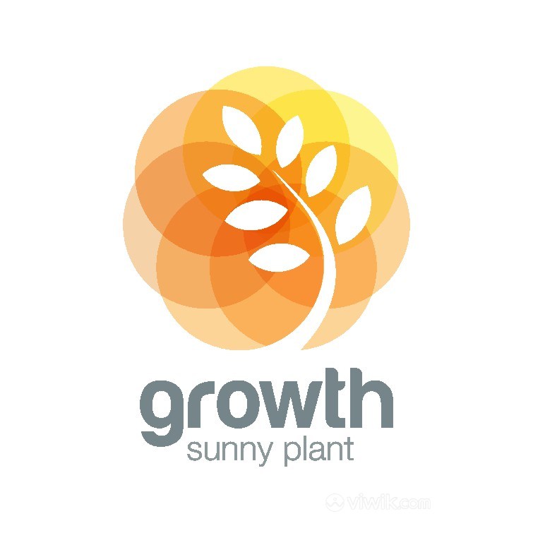 植物图标化妆品矢量logo设计素材