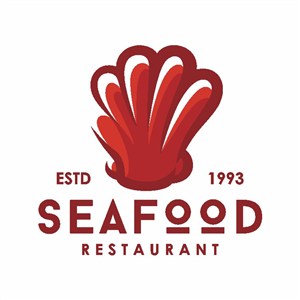 海鲜餐厅矢量logo设计