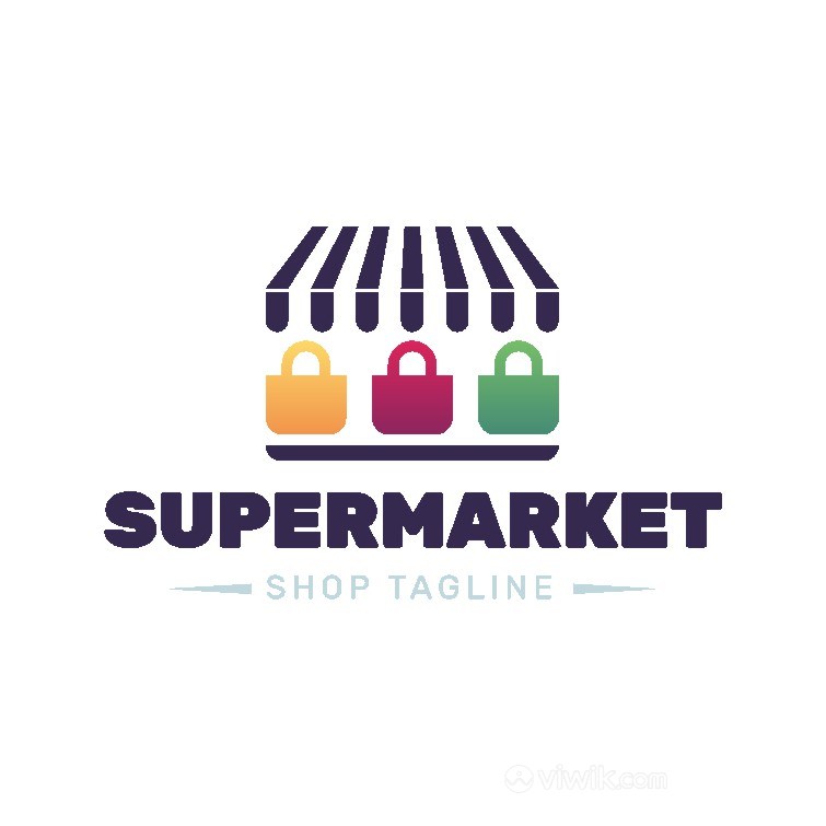 杂货铺标志图标超市矢量logo
