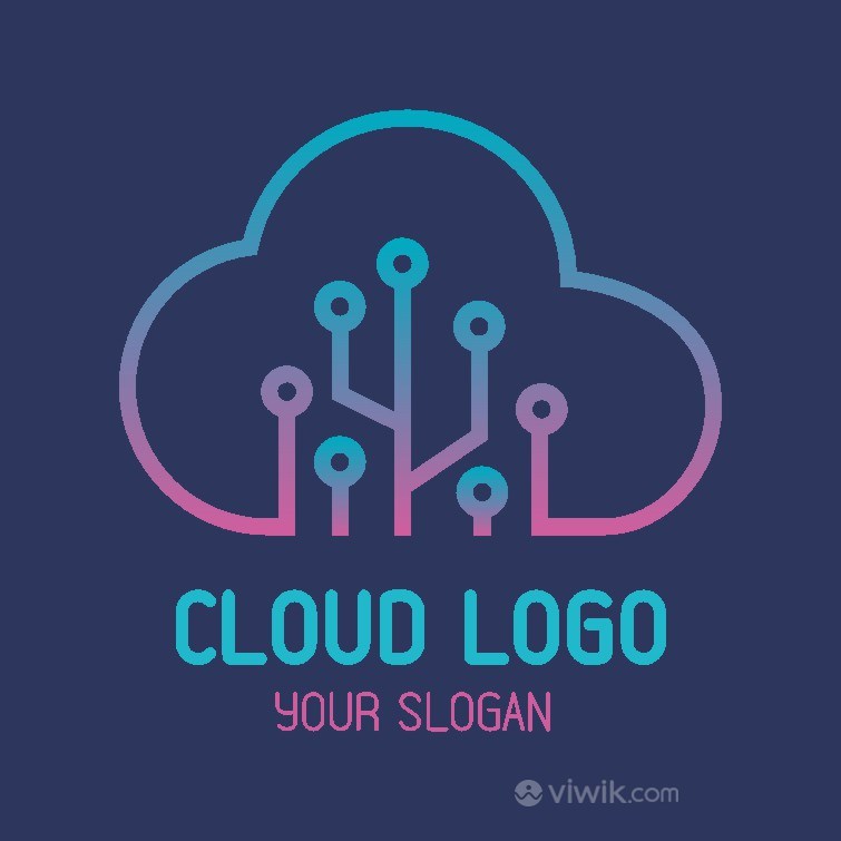 云电路图标网络公司logo