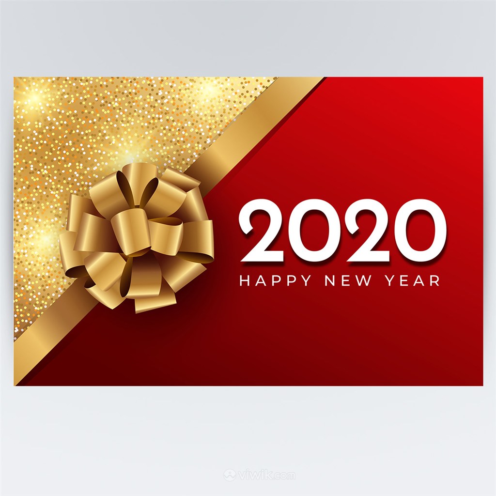 2020礼品盒卡片名片海报设计模板