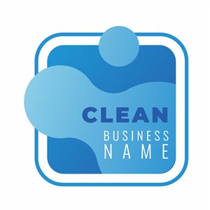 清洁标志图标矢量logo设计素材