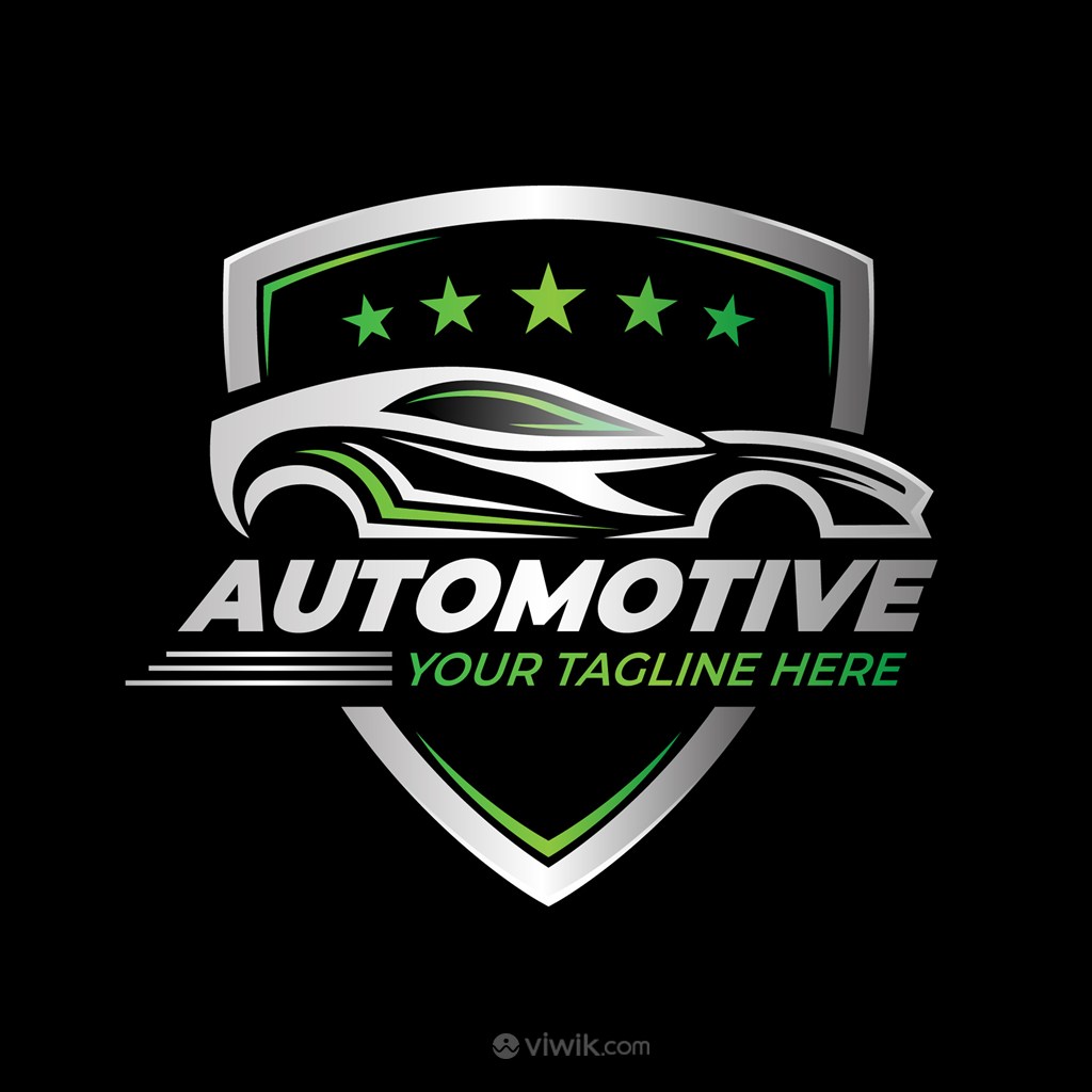 汽车盾牌图标汽车品牌矢量logo设计素材