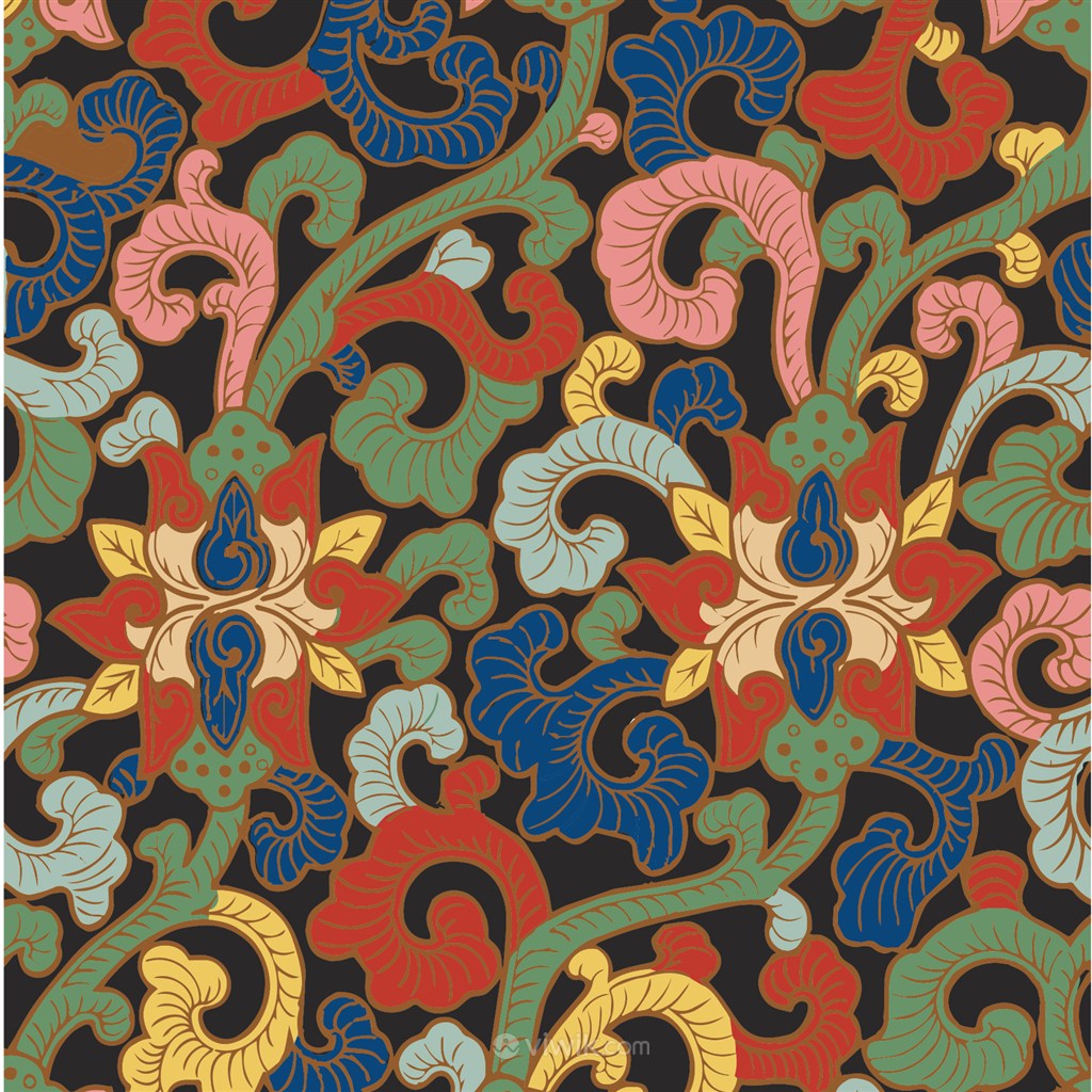 中式传统花纹古典花纹矢量素材