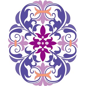 欧式花纹古典花纹中世纪维多利亚矢量花纹素材