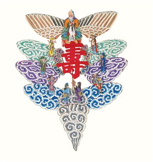 福禄寿中国风风筝纸鸢民俗节日图片
