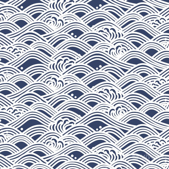 古典花纹底纹中式水波纹矢量素材