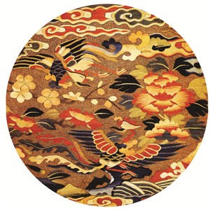 古代龙凤吉祥刺绣中国风图片