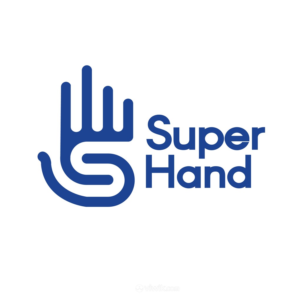 手掌标志图标设计传媒矢量logo设计素材
