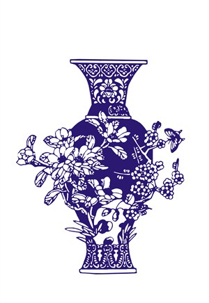 创意瓷器花瓶国粹青花瓷中国风图片