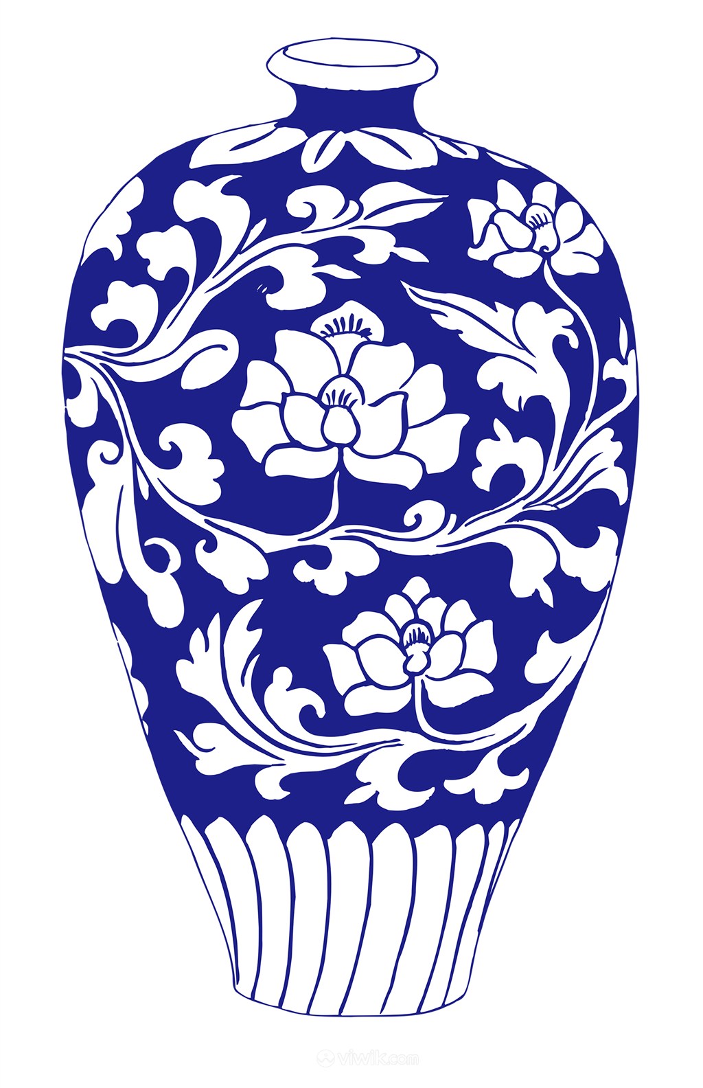 植物花卉瓷器国粹青花瓷中国风图片