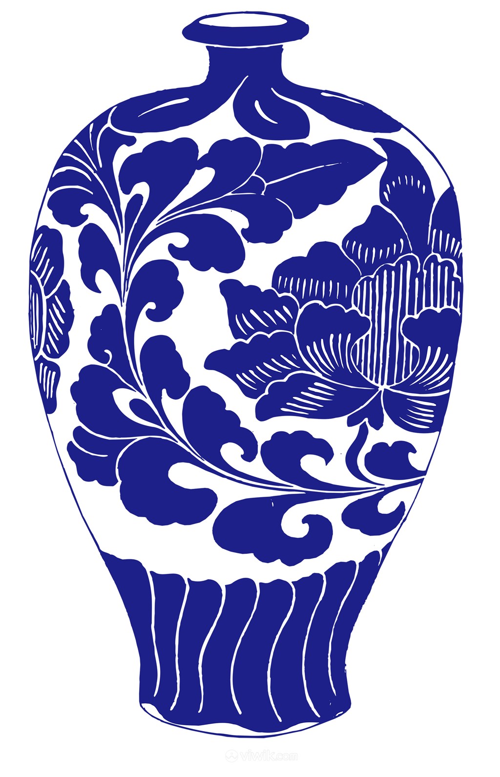 植物瓷器花瓶国粹青花瓷中国风图片