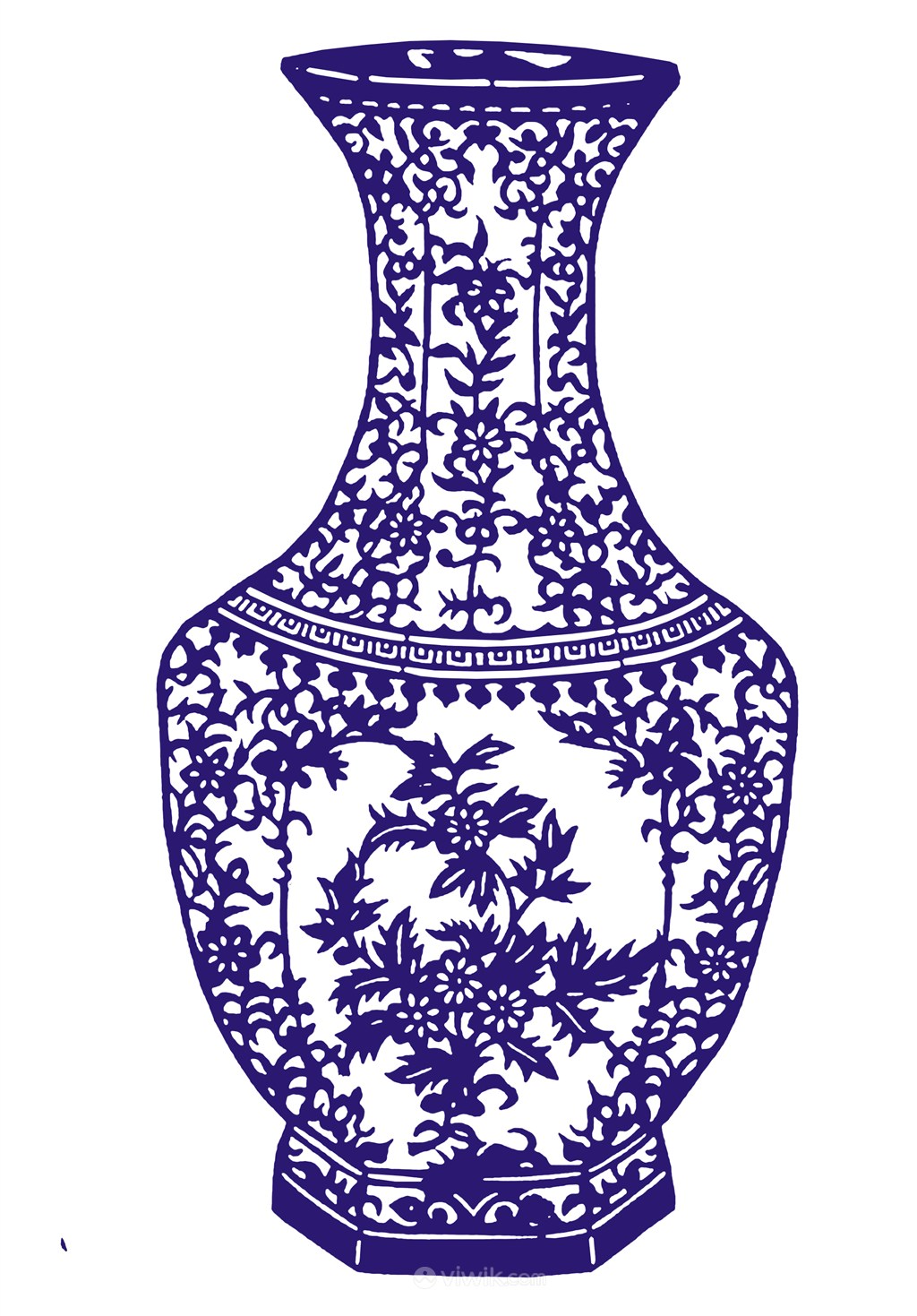 大花瓶瓷器国粹青花瓷中国风图片