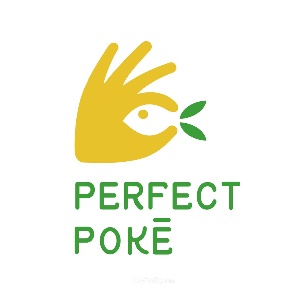 手叶鱼标志图标餐饮食品矢量logo设计素材