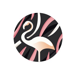 鸟标志图标时尚logo设计素材