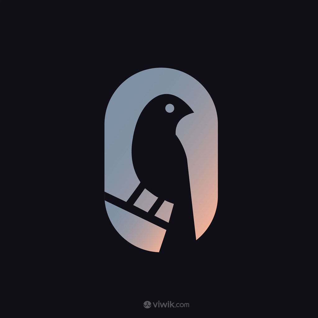 鸟标志图标服饰时尚矢量logo素材