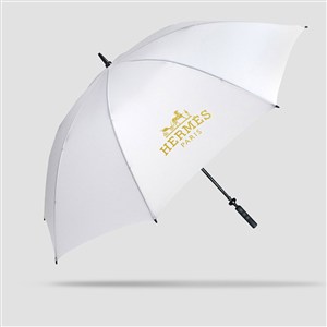 白色雨伞折叠伞样机