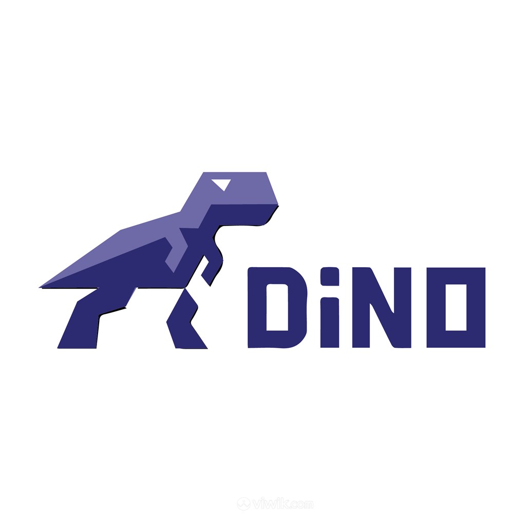 恐龙标志图标矢量logo素材