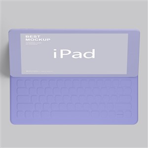 紫色苹果ipad贴图样机