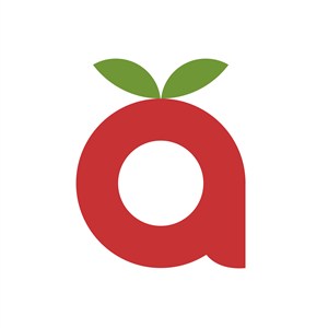 水果字母A标志图标矢量logo素材