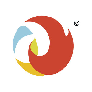 抽象色块标志图标矢量公司logo素材