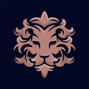 獅子標志圖標矢量公司logo素材