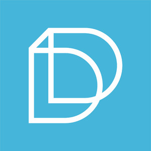 抽象線條字母D標志圖標矢量logo素材