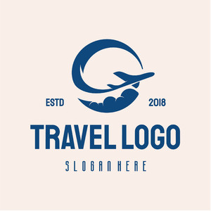 飞机标志图标酒店旅游logo素材