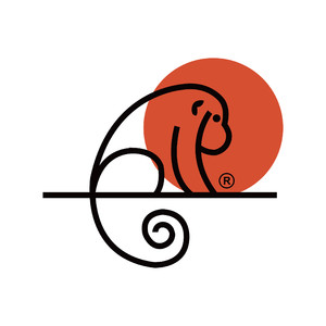 猴子太阳标志图标矢量logo素材