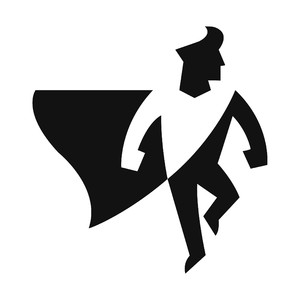 超人标志图标矢量商务贸易logo素材
