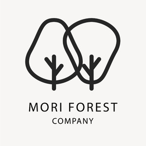 樹森林標志圖標矢量公司logo素材