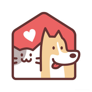 房子猫狗标志图标矢量logo素材