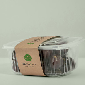 果蔬品牌一次性透明塑料包装盒贴图样机
