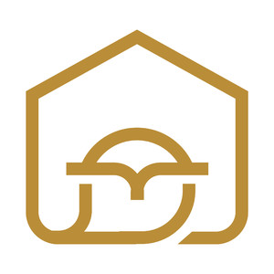 猫头鹰房子标志图标家居地产logo素材