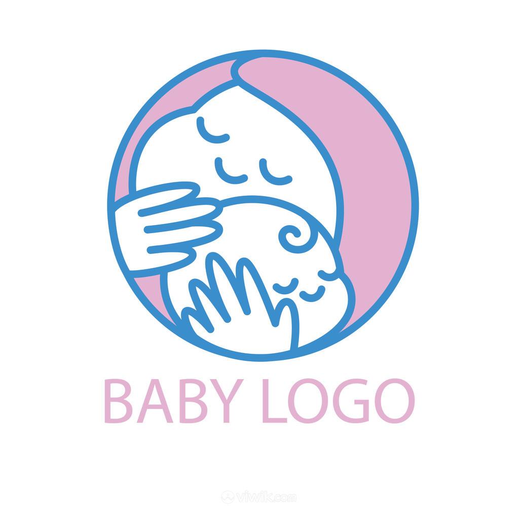 手母婴标志图标矢量logo素材