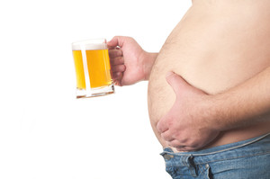啤酒肚肥胖人士图片