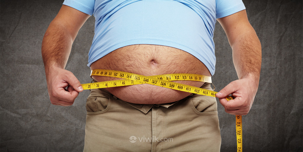 软尺测量胖肚子减肥健身图片