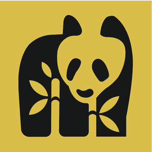 熊猫竹子标志图标旅游logo素材