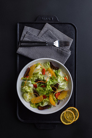 餐饮美食蔬菜沙拉菜谱图片