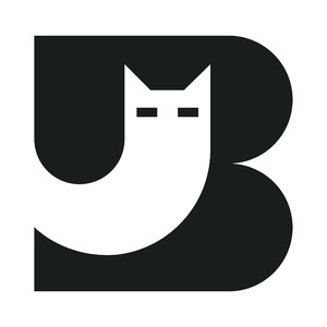 抽象字母B卡通貓標志圖標矢量logo素材