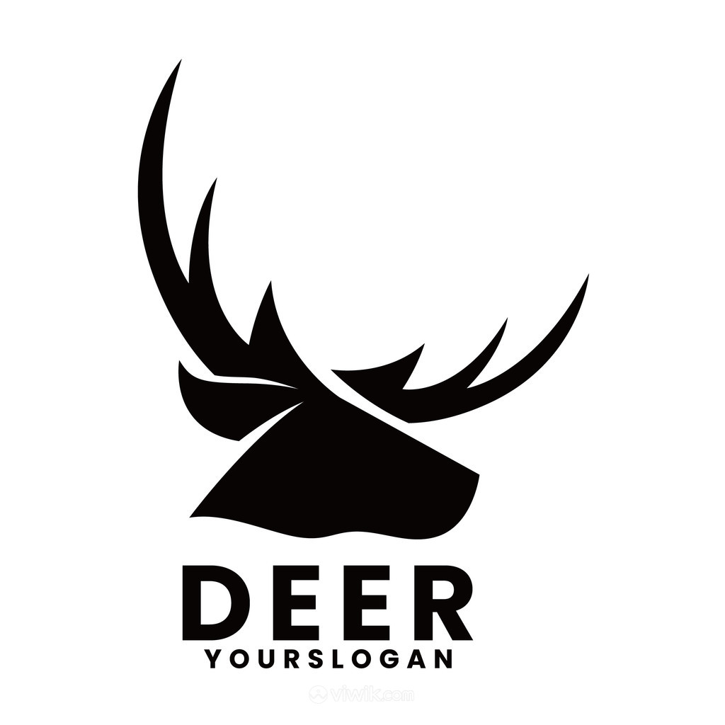 鹿标志图标商务贸易logo素材