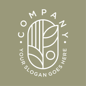 植物樹葉標志圖標矢量公司logo素材